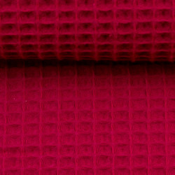 Waffelpiqué Nelson - brombeere